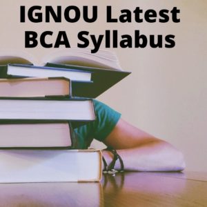 ignou bca syllabus 2019