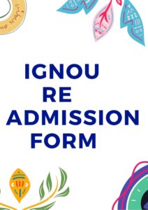 IGNOU Re Admission Form