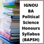 IGNOU BA Political Science Syllabus